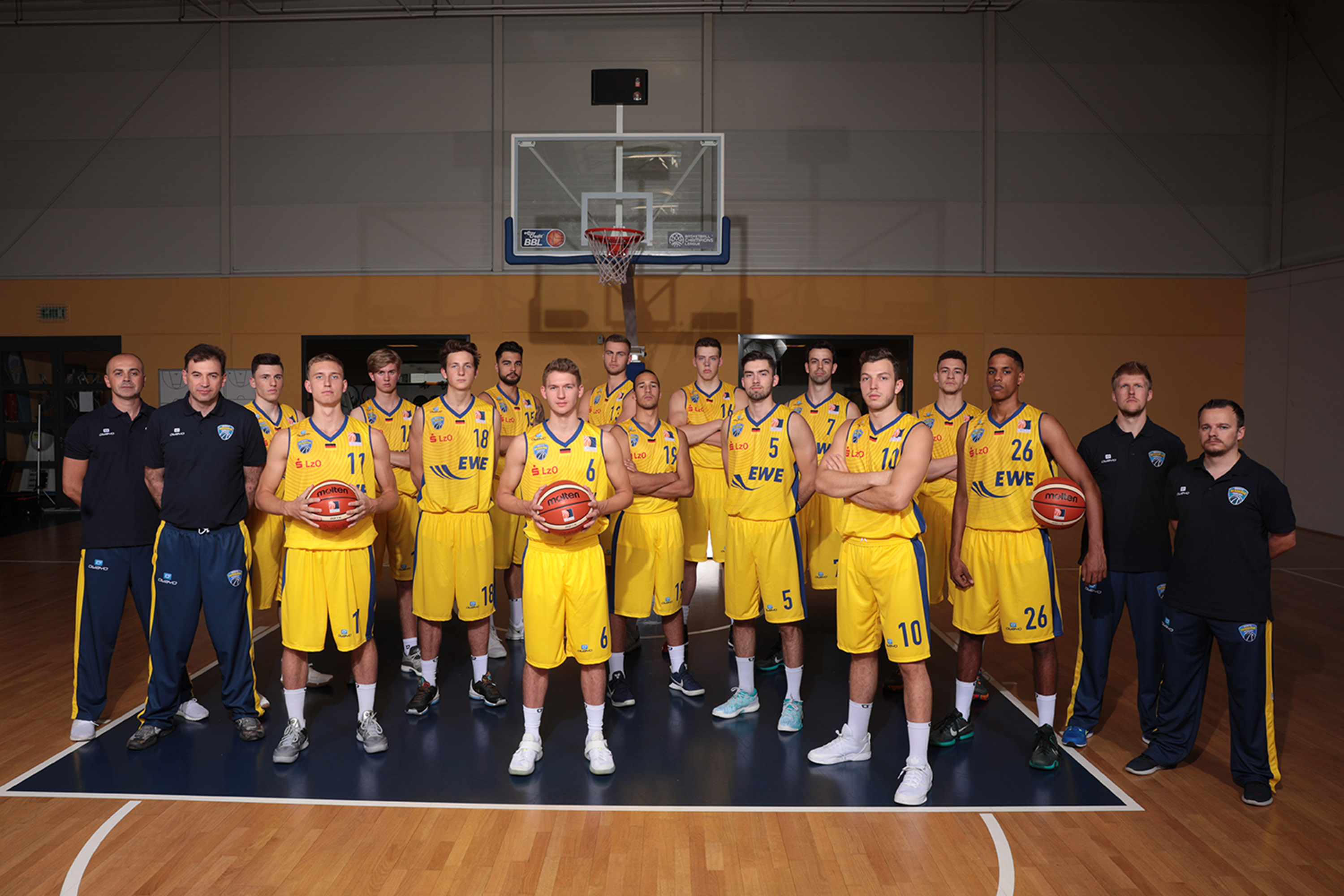 EWE Baskets Oldenburg Nachwuchs Kader ProBTeam Baskets