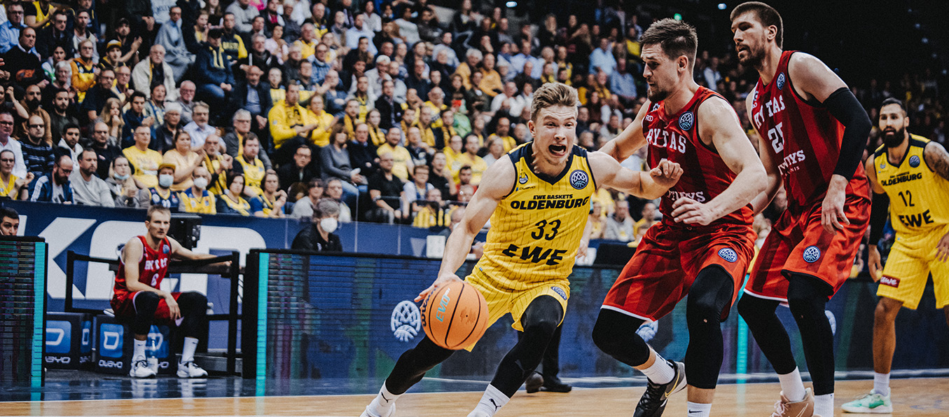 EWE Baskets Oldenburg - Gametime - Spielberichte - Vorbericht - Rytas Vilnius - EWE Baskets Oldenburg