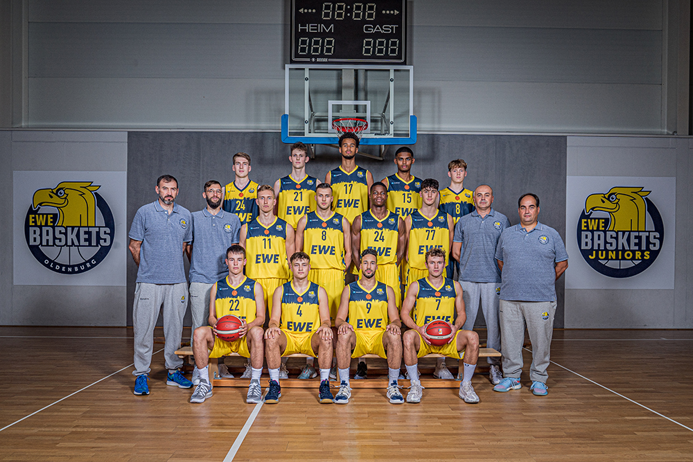 EWE Baskets Oldenburg Nachwuchs Kader 1. Regionalliga Nord